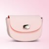 Pink Quilted Cross Body Handbag handbag 01