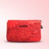 Organic Leather Handbag In Red handbag 04